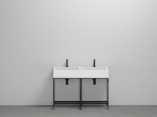 # LAVABO con DOPPIO BACINO NARCISO - CIELO lavandino per bagno in ceramica