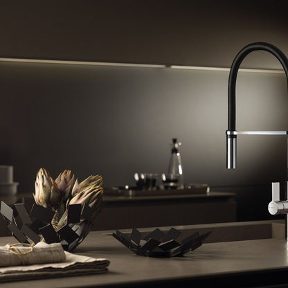 Newform Libera Miscelatore Cucina Professionale con Molla Girevole e Doccetta a Doppio Getto