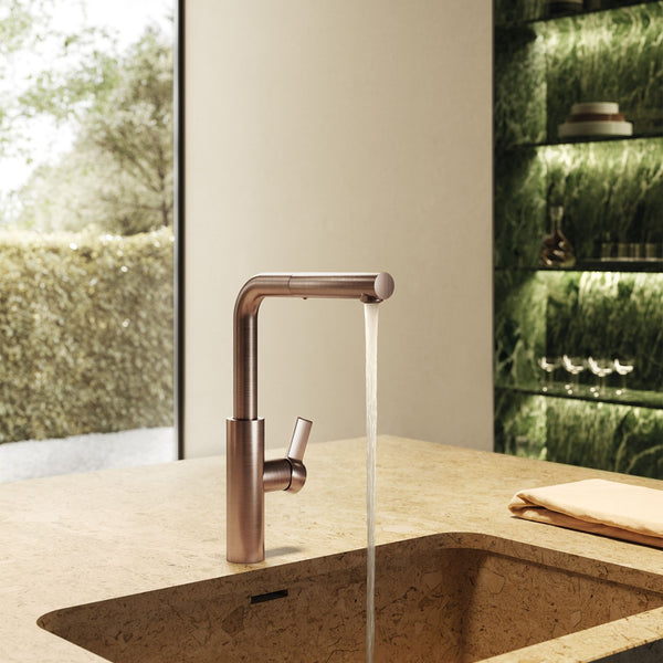 Newform Libera Miscelatore Cucina Professionale con Molla Girevole e Doccetta a Doppio Getto