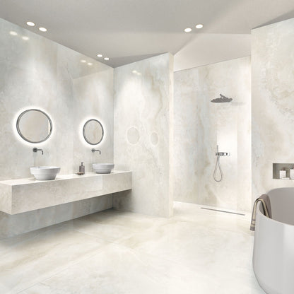 # ONYX DIAMOND Gres porcellanato effetto onice - TAGINA Superfici con microcristalli brillanti e tecnologia Diamond Shard Effect