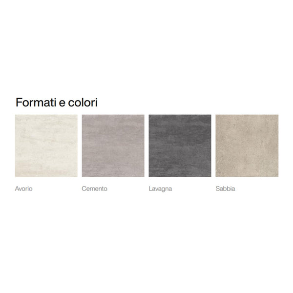 # ON SQUARE - EMILCERAMICA trasmette la perfezione del cemento in materia ceramica