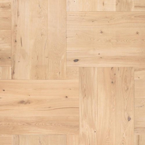 # PARQUET A DISEGNO GEOMETRIA WEAVE ROVERE - LABOR LEGNO Design concentrico, incastri su 4 lati, finitura vernice a base d’acqua