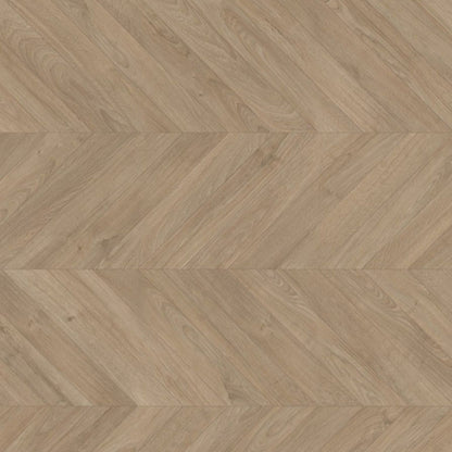 Pavimento in Laminato IMPRESSIVE PATTERNS ROVERE SPINA TAUPE QUICK-STEP impermeabile con posa geometrica, resistenza ai graffi