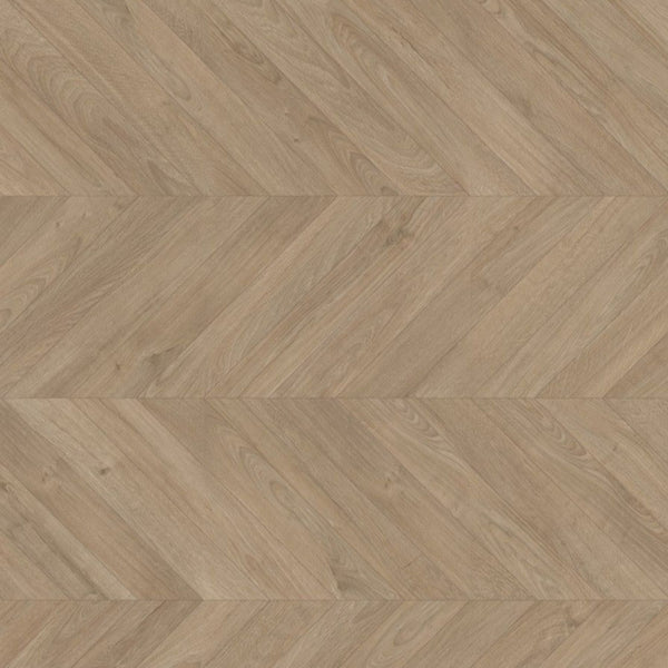 Pavimento in Laminato IMPRESSIVE PATTERNS ROVERE SPINA TAUPE QUICK-STEP impermeabile con posa geometrica, resistenza ai graffi