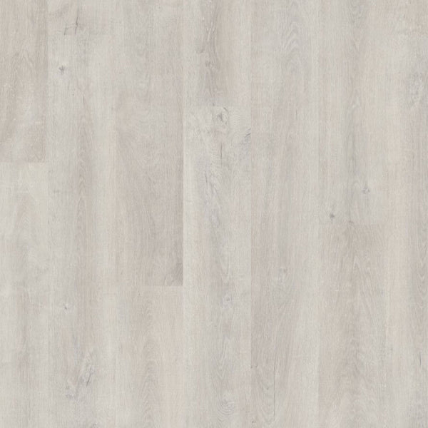 Pavimento in Laminato ELIGNA ROVERE VENEZIA CHIARO QUICK-STEP impermeabile con sistema Uniclic, classe 32, per ambienti residenziali continui e luminosi