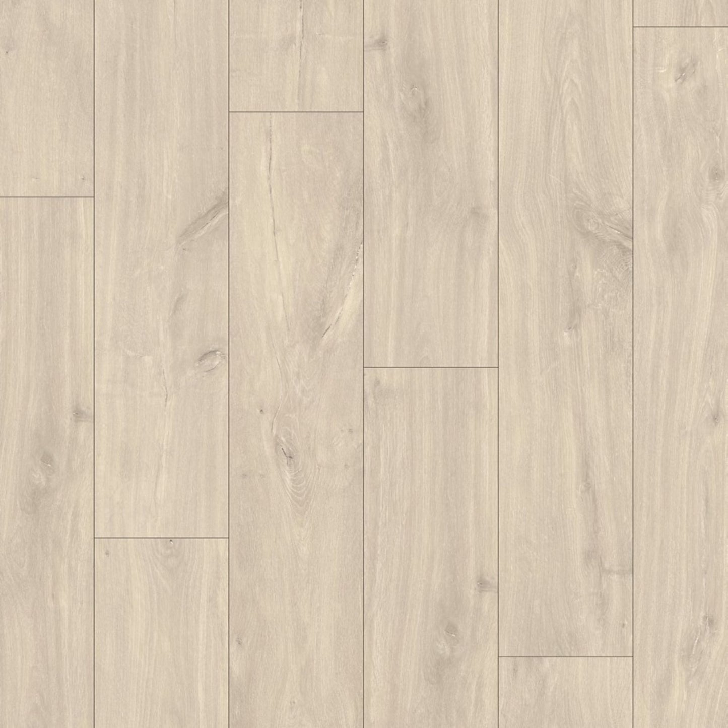 Pavimento in Laminato CLASSIC ROVERE HAVANA NATURALE QUICK-STEP con bisellatura a stampa, 100% impermeabile, sistema Uniclic