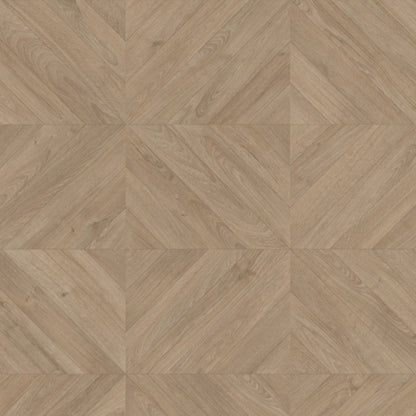 Pavimento in Laminato IMPRESSIVE PATTERNS ROVERE SPINA TAUPE QUICK-STEP impermeabile con posa geometrica, resistenza ai graffi