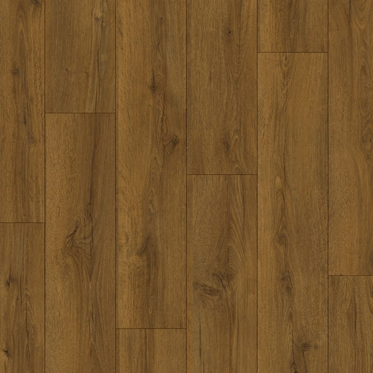 Pavimento in Laminato CLASSIC ROVERE CACAO QUICK-STEP con bisellatura a stampa, impermeabile, classe 32 e sistema Uniclic