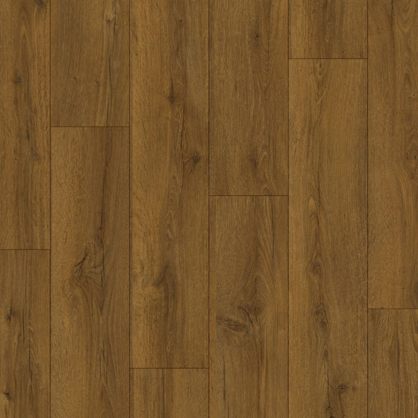 Pavimento in Laminato CLASSIC ROVERE CACAO QUICK-STEP con bisellatura a stampa, impermeabile, classe 32 e sistema Uniclic