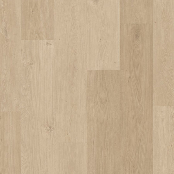 Pavimento in PVC BLOS BASE ROVERE SABBIA DELLA COSTA QUICK-STEP finitura effetto legno rovere in tonalità beige sabbia