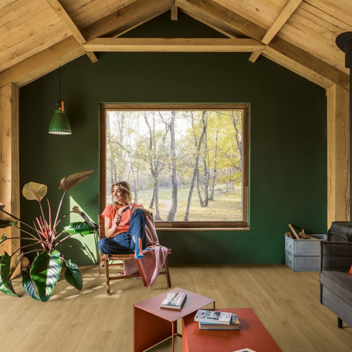 Pavimento in Laminato CAPTURE ROVERE SPAZZOLATO NATURALE CALDO QUICK-STEP per chi desidera un effetto legno credibile, facilmente integrabile in diversi stili di arredamento