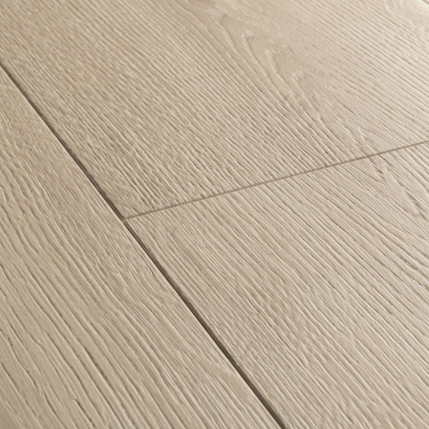 Pavimento in Laminato CAPTURE ROVERE SPAZZOLATO BEIGE QUICK-STEP bisellatura naturale, classe 32 e posa Uniclic per ambienti residenziali