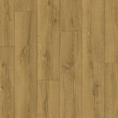 Pavimento in Laminato CLASSIC ROVERE MIELE D'ACACIA QUICK-STEP impermeabile al 100% con sistema Uniclic, compatibile con riscaldamento a pavimento