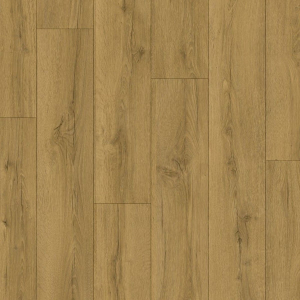 Pavimento in Laminato CLASSIC ROVERE MIELE D'ACACIA QUICK-STEP impermeabile al 100% con sistema Uniclic, compatibile con riscaldamento a pavimento