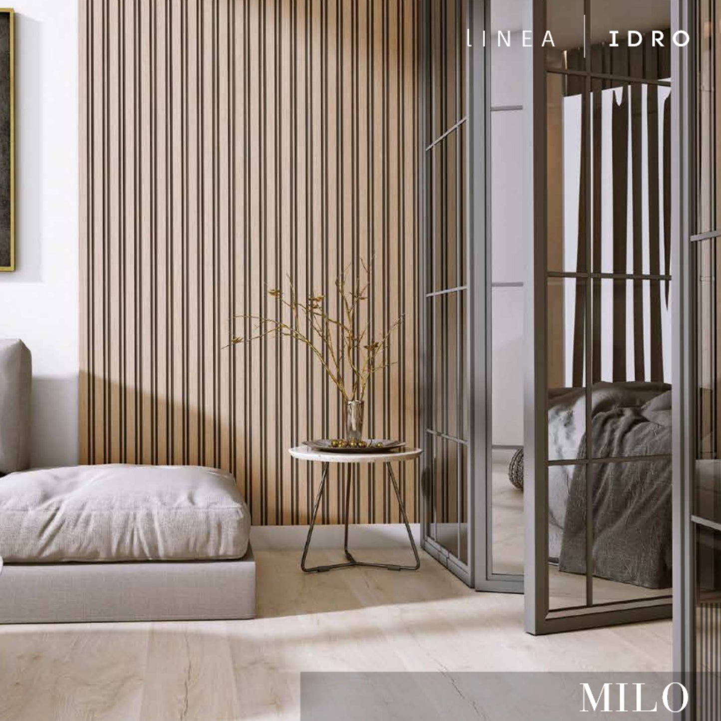 Pannelli Parete MILO Linea IDRO WALLL. Rivestimenti Decorativi Impermeabili, leggeri, facili da installare boiserie per ambienti interni