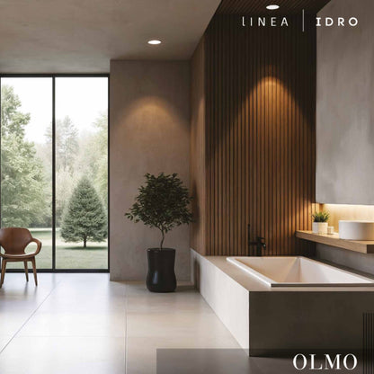 Pannelli Parete OLMO Linea IDRO WALLL. Rivestimenti Decorativi Impermeabili, leggeri, facili da installare boiserie per ambienti interni