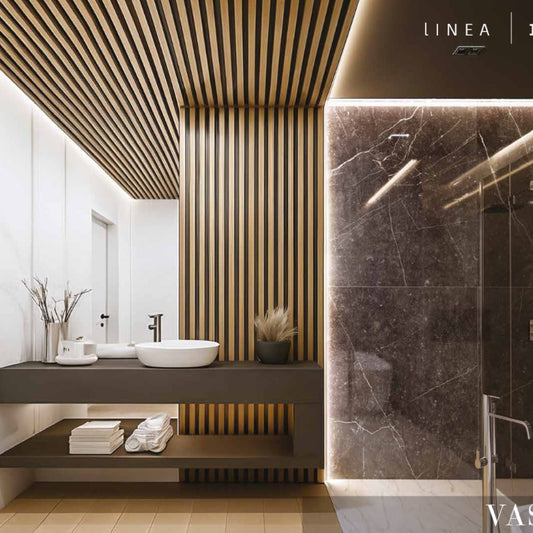 Pannelli Parete VASCO Linea IDRO WALLL. Rivestimenti Decorativi Impermeabili, leggeri, facili da installare boiserie per ambienti interni