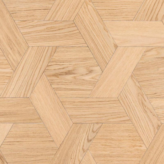 # PARQUET A DISEGNO GEOMETRIA HEXA ROVERE - LABOR LEGNO Design moderno a esagoni, eleganza su misura per ambienti luminosi