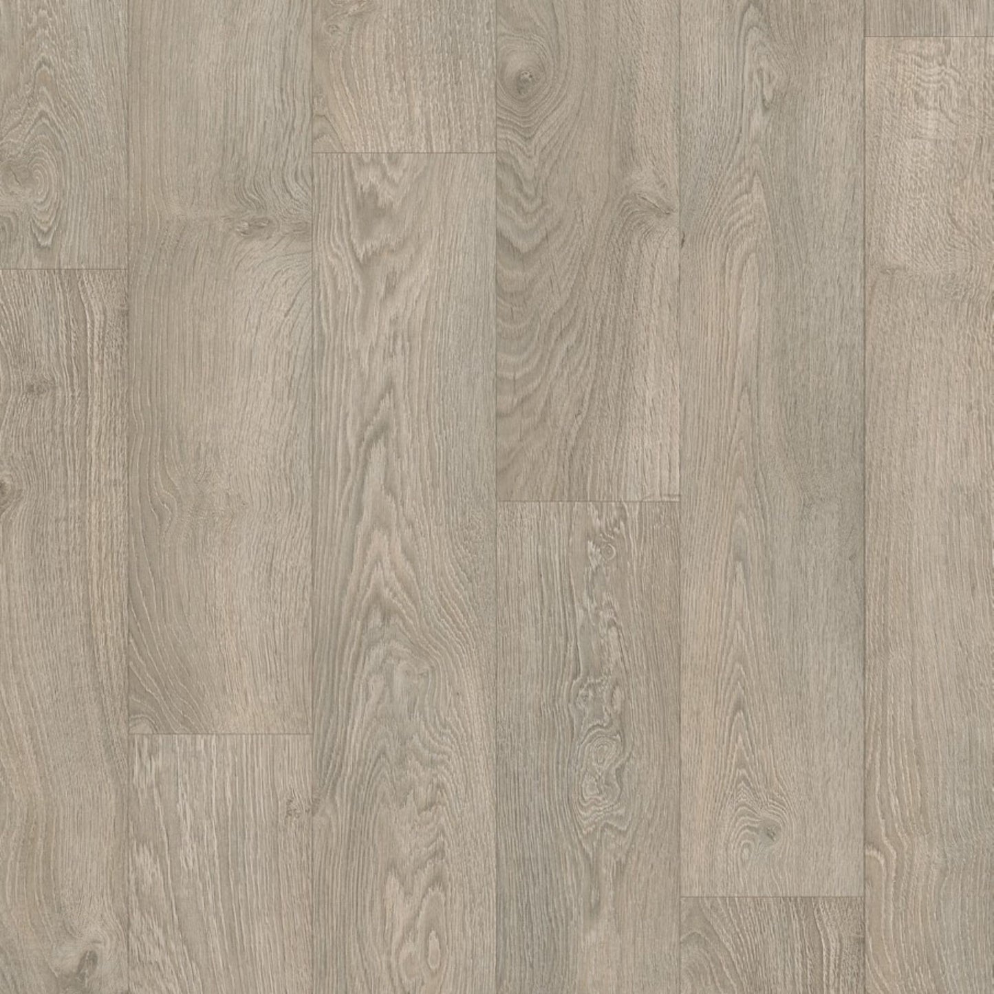 Pavimento in Laminato CLASSIC ROVERE INVECCHIATO GRIGIO CHIARO QUICK-STEP compatibilità con riscaldamento a pavimento per ambienti residenziali
