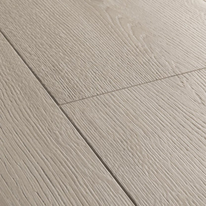 Pavimento in Laminato CAPTURE ROVERE SPAZZOLATO GRIGIO QUICK-STEP esigenze contemporanee, dove si ricercano tonalità neutre e superfici leggibili