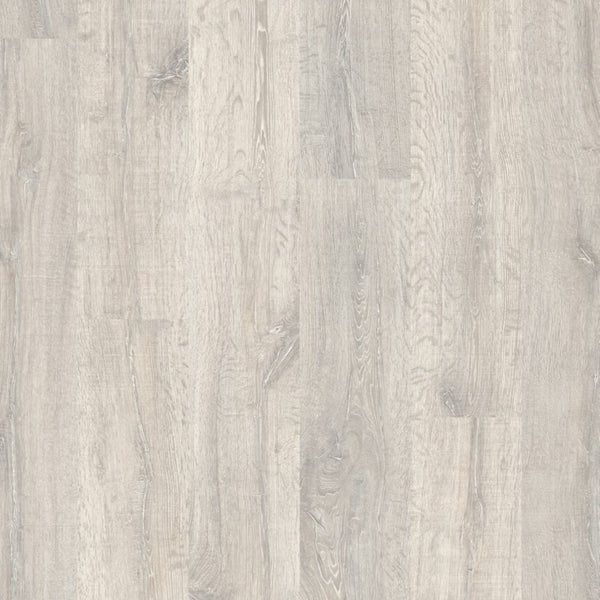 Pavimento in Laminato CLASSIC ROVERE RECUPERATO PATINATO BIANCO QUICK-STEP compatibilità con riscaldamento a pavimento per ambienti residenziali