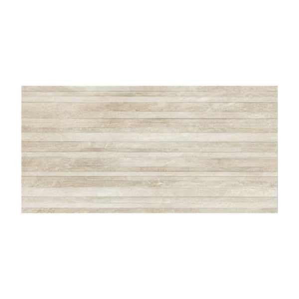 Piastrelle METROPOLIS RIGA BEIGE 30x60mm - IDEA CERAMICA Gres porcellanato moderno effetto rigato per rivestimenti contemporanei