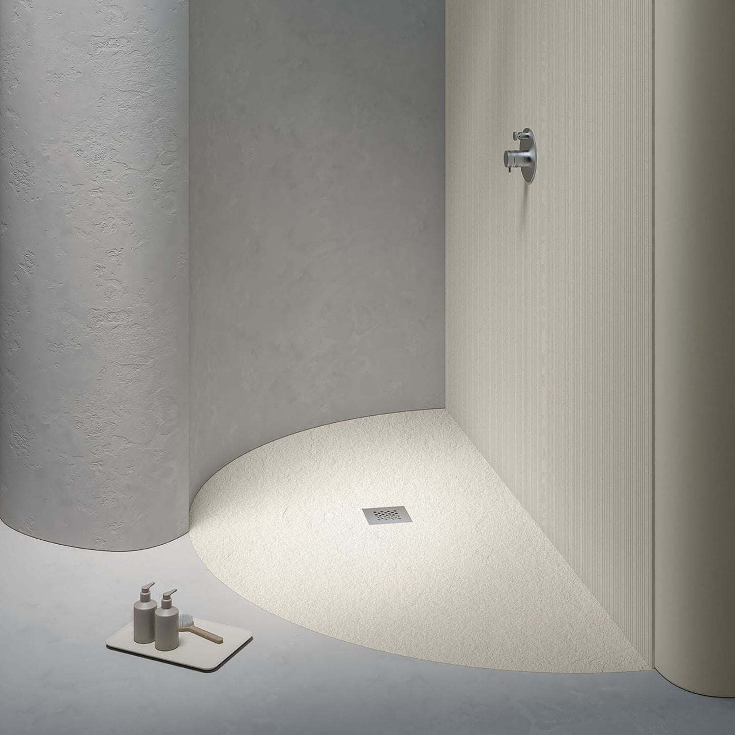 # PIATTO DOCCIA ELAX WORLD con nucleo flessibile - FIORA BATH flessibile, antiscivolo e resistente agli urti