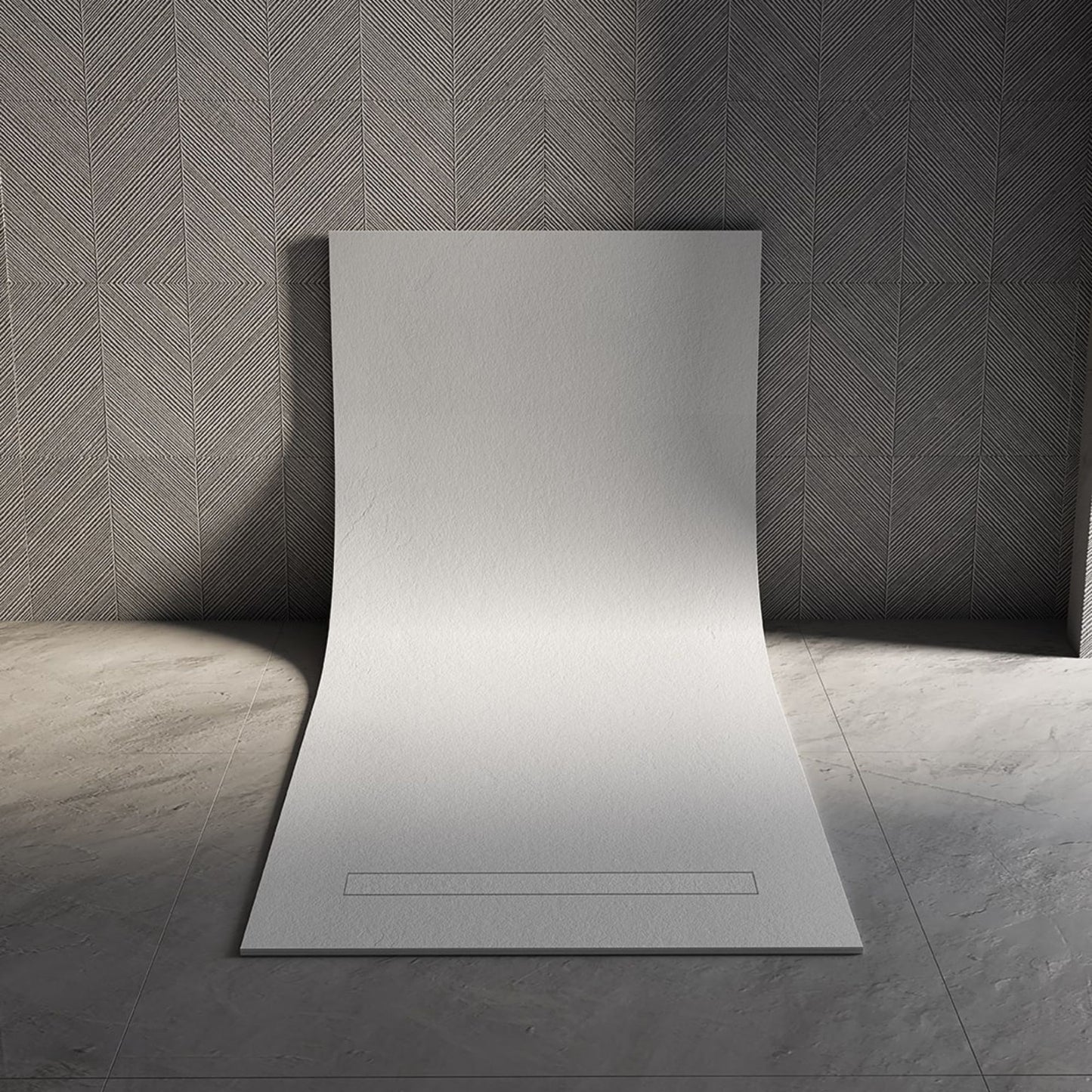 # PIATTO DOCCIA ELAX WORLD con nucleo flessibile - FIORA BATH flessibile, antiscivolo e resistente agli urti