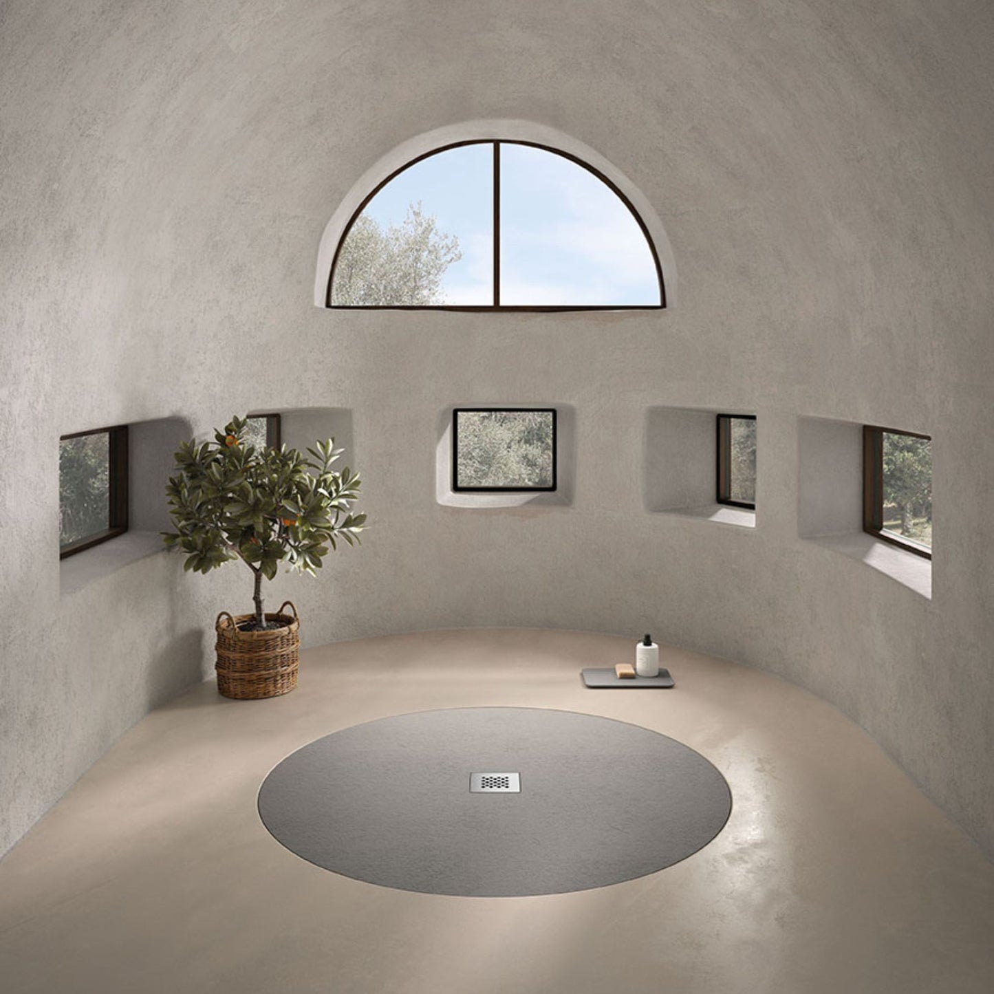 # PIATTO DOCCIA ELAX WORLD con nucleo flessibile - FIORA BATH flessibile, antiscivolo e resistente agli urti