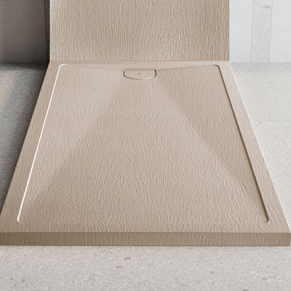 # PIATTO DOCCIA KOU dal design innovativo - FIORA BATH griglia coordinata e sistema scarico integrato resistente