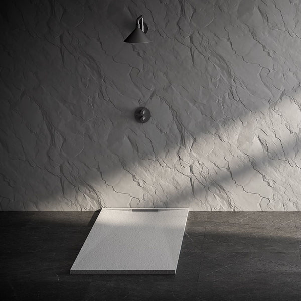 # PIATTO DOCCIA LIMITE lineare con piletta nascosta - FIORA BATH design innovativo griglia abbinata