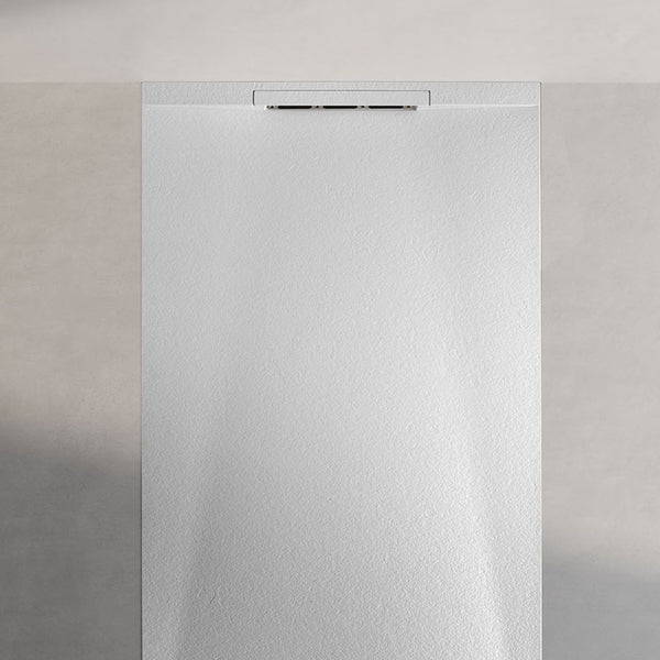 # PIATTO DOCCIA LIMITE lineare con piletta nascosta - FIORA BATH design innovativo griglia abbinata