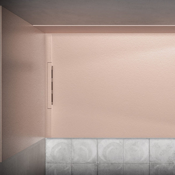 # PIATTO DOCCIA LIMITE lineare con piletta nascosta - FIORA BATH design innovativo griglia abbinata