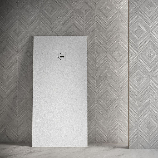 # PIATTO DOCCIA SILEX TITAN leggero e resistente - FIORA BATH design innovativo, sostenibile e facile da installare