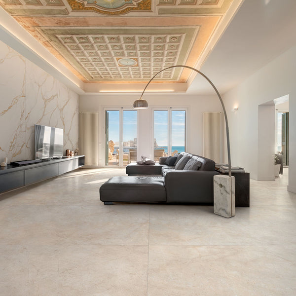 # PIETRA D'ORVIETO Gres effetto pietra realistica - TAGINA piastrelle con finiture indoor outdoor