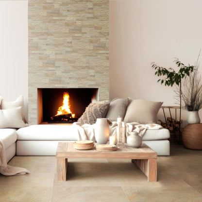 PIETRE ALPINE SAVOIA ITALIA Piastrelle in gres porcellanato effetto quarzite di montagna per pavimenti e rivestimenti interni ed esterni