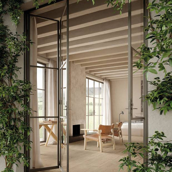 # PLEIN AIR - FAP CERAMICHE ti conduce a stretto contatto con la natura perfetto per combinazioni con arredi ultra contemporanei