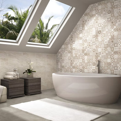 POLIS SAVOIA ITALIA rivestimenti in bicottura effetto pietra naturale per pareti bagno e living