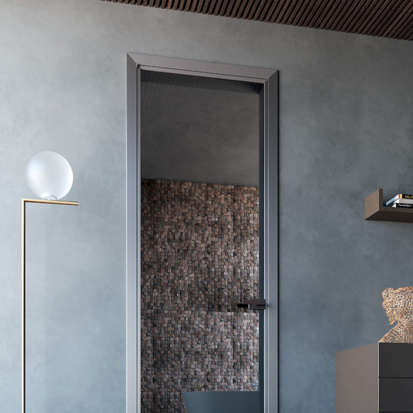# PORTA LUNA - RES ITALIA Sistema con telaio ridotto in alluminio e ampia gamma di vetri personalizzabili