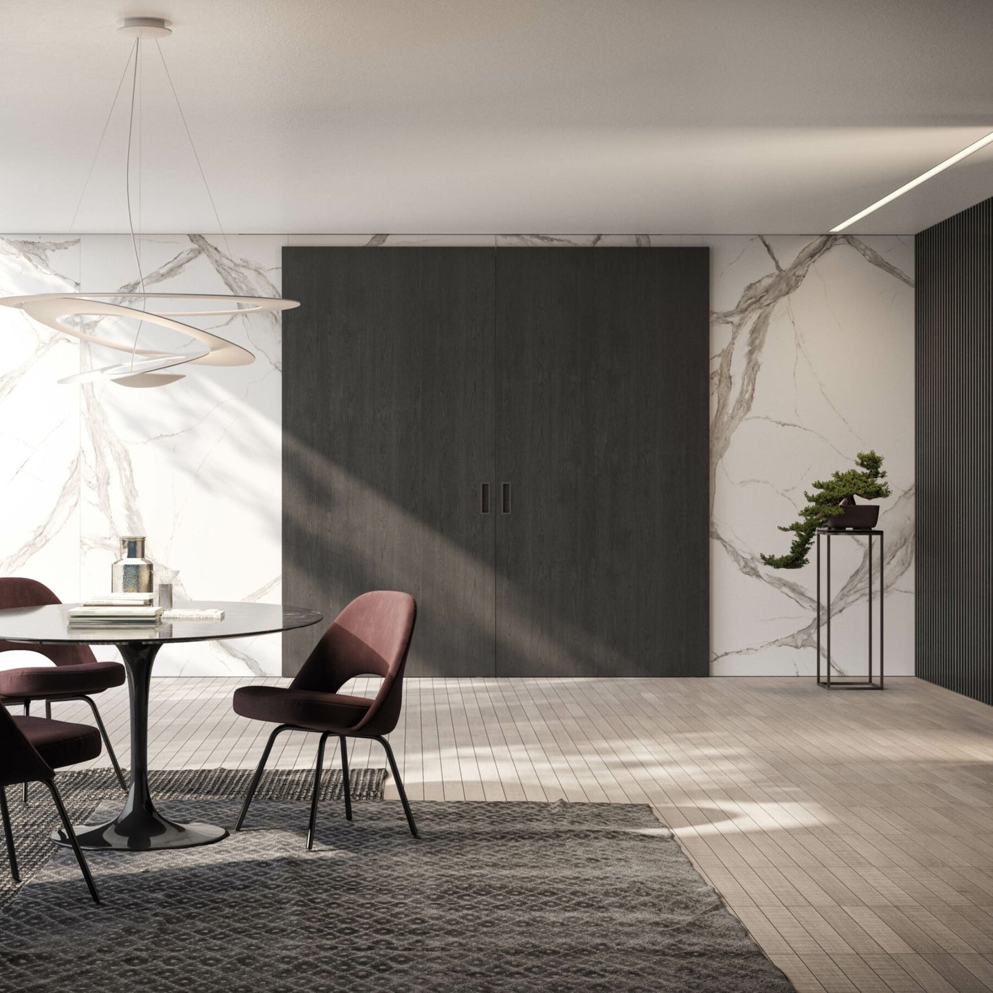 # PORTA MISS - RES ITALIA Design versatile con laccature, legni e materiali ricercati per ogni ambiente