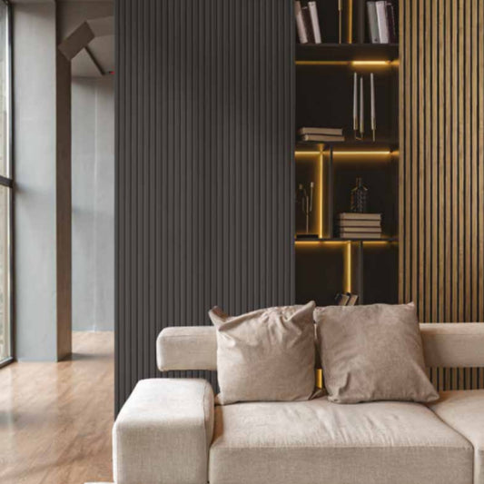 Pannello Lamellare OLMO INFINITY Linea IDRO WALLL. Verniciabile per Rivestimento Interni