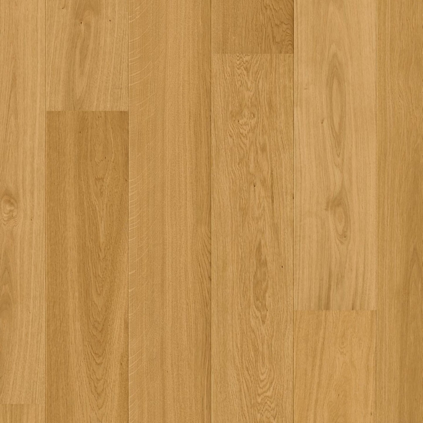 Pavimento in PARQUET CALA ROVERE NATURALE EXTRA OPACO QUICK-STEP effetto legno dona alla casa un effetto luminoso e uniforme