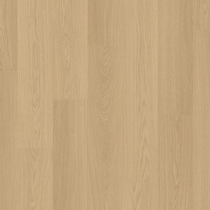 Pavimento in Laminato CAPTURE ROVERE VERNICIATO BEIGE QUICK-STEP impermeabili al 100% con tecnologia Hydroseal, posa Uniclic e garanzia a vita