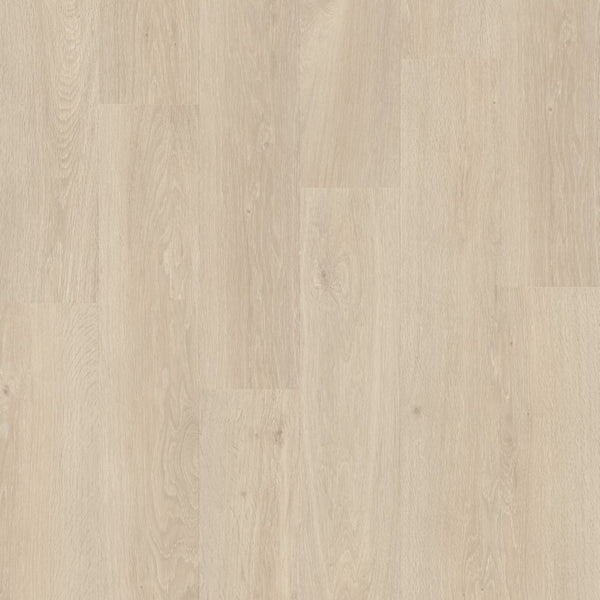 Pavimento in PVC BLOOM ROVERE DELLA BREZZA BEIGE QUICK-STEP con doga media tecnologia impermeabile Hydroseal per ambienti residenzia
