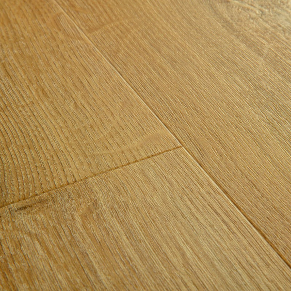 Pavimento in PVC BLOOM ROVERE FUMÈ NATURALE QUICK-STEP doga media con sistema Uniclic e tecnologia Hydroseal