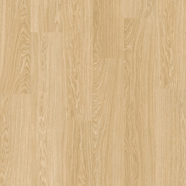 Pavimento in PVC BLOOM ROVERE PURO BLUSH QUICK-STEP con materassino integrato, posa Uniclic, impermeabilità totale