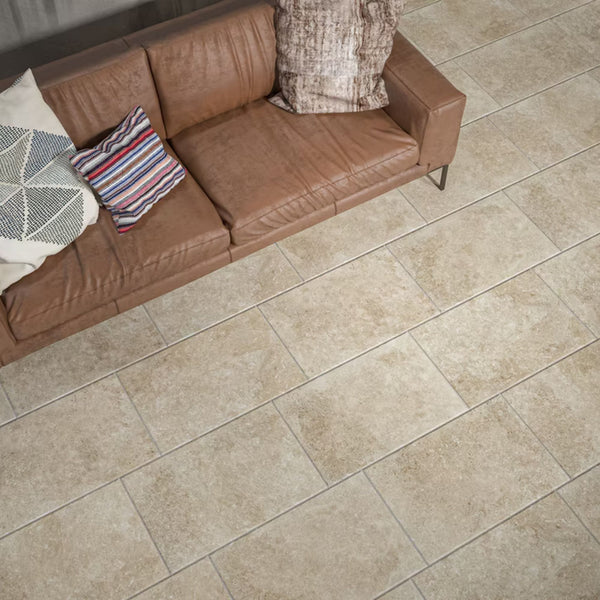 Piastrella DEA GOLD 40x60mm - IDEA CERAMICA gres effetto pietra dorata, elegante e resistente per pavimenti esterni
