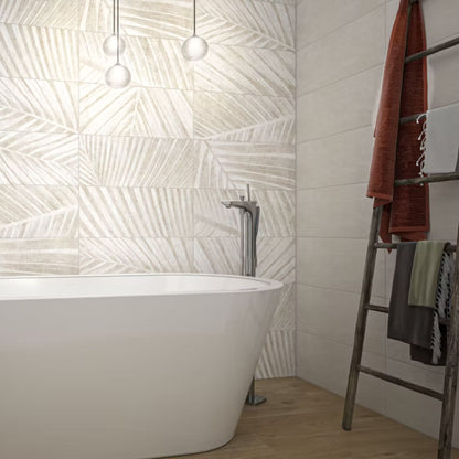 Piastrella KI-MATCH WHITE 25x60mm - IDEA CERAMICA Gres porcellanato elegante, luminoso e versatile per rivestimenti moderni