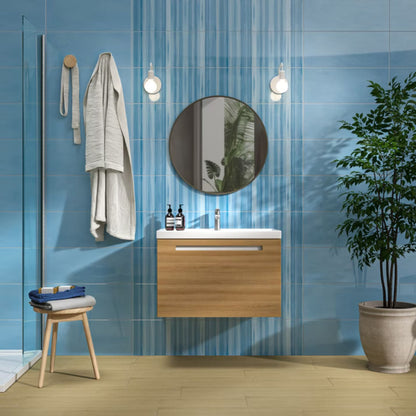 Piastrella PORTOFINO AZZURRO 25x60mm - IDEA CERAMICA Gres porcellanato per rivestimenti bagno e cucina