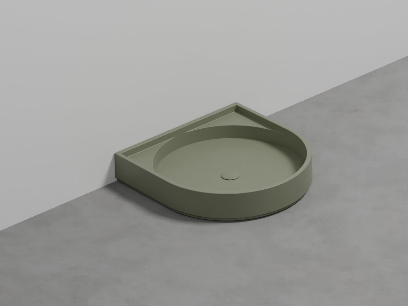 # PIATTO DOCCIA SEMICIRCOLARE AUGUSTO - CIELO esclusivo piattodoccia dal design moderno e sofisticato
